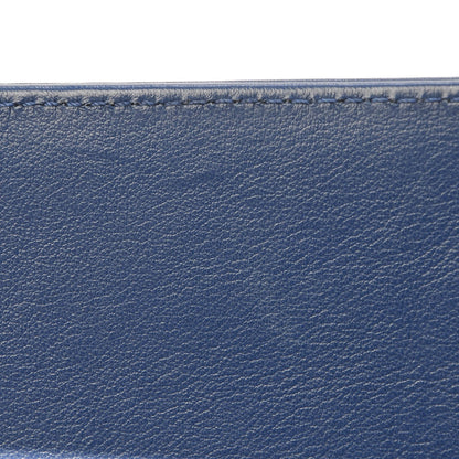 Chanel Calfskin Quilted Medium Boy Flap Blue 11 of 12