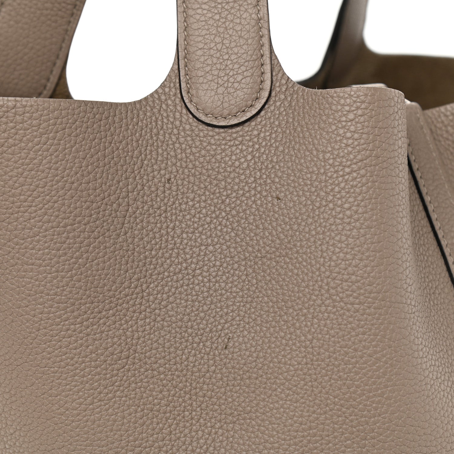 Hermes Taurillon Maurice Picotin Lock 22 MM Gris Asphalte 11 of 12