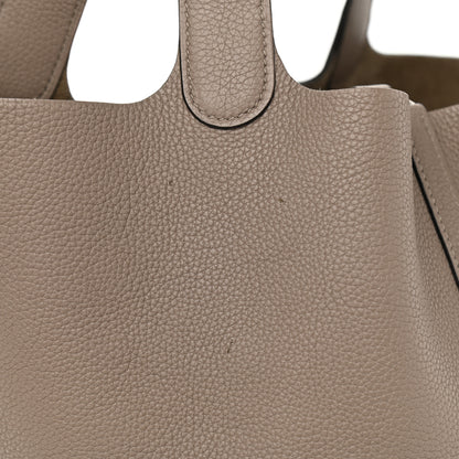 Hermes Taurillon Maurice Picotin Lock 22 MM Gris Asphalte 11 of 12