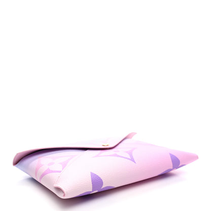 Louis Vuitton Monogram Giant Spring in the City Kirigami Pochette Set Sunrise Pastel Midnight Fuchsia Sunset Kaki 5 of 11