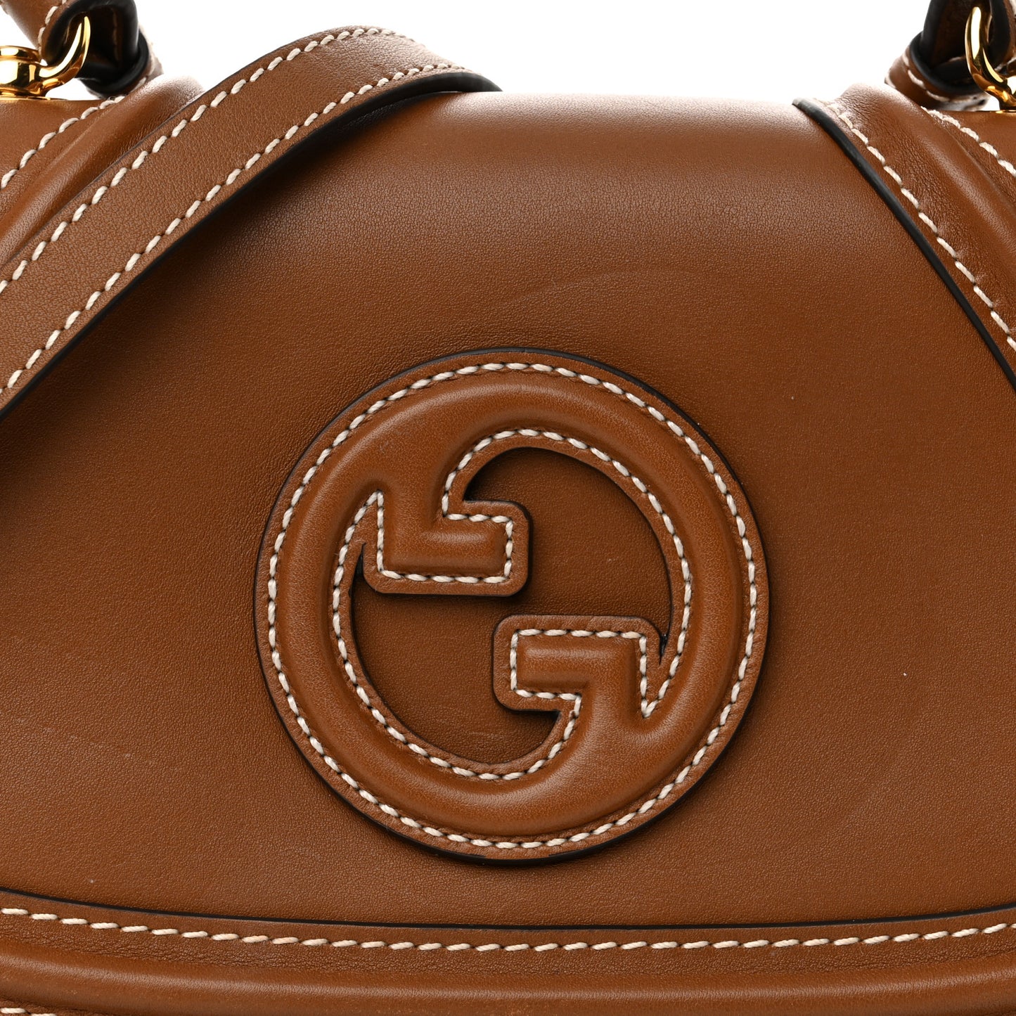 Calfskin Blondie Small Shoulder Bag Brown