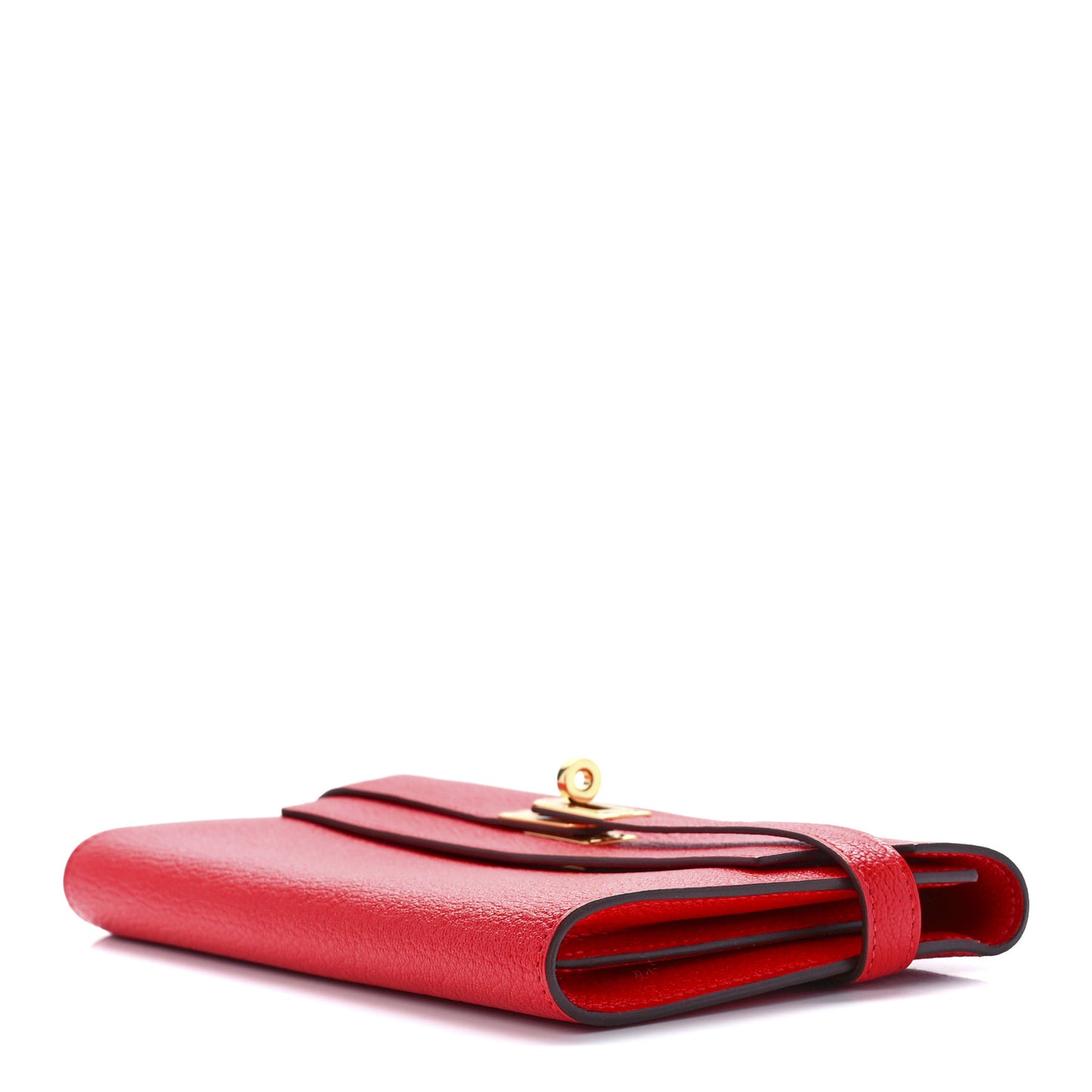 Chevre Mysore Kelly Longue Wallet Rouge De Coeur