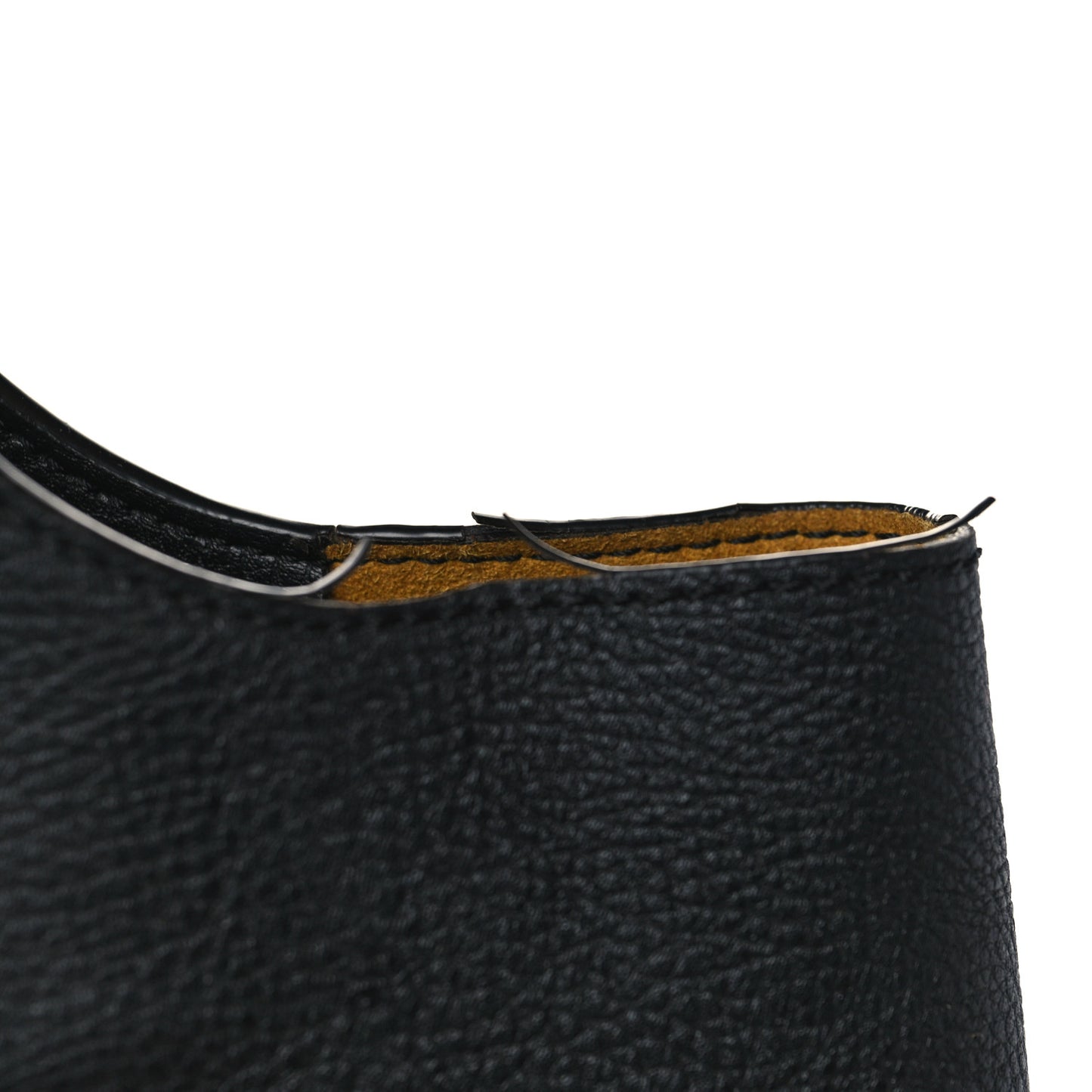 Eco Alter Nappa Studded Eyelet East West Perforated Tote Black