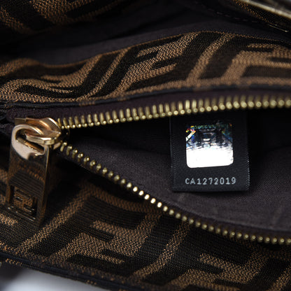 Fendi Zucca Small Mia Tote Tobacco 9 of 10