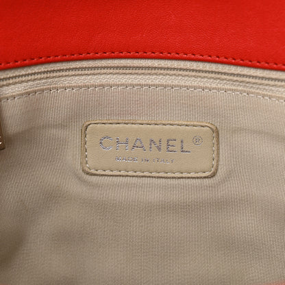 Chanel Washed Lambskin Quilted Maxi Chain Around Flap Red 6 of 15