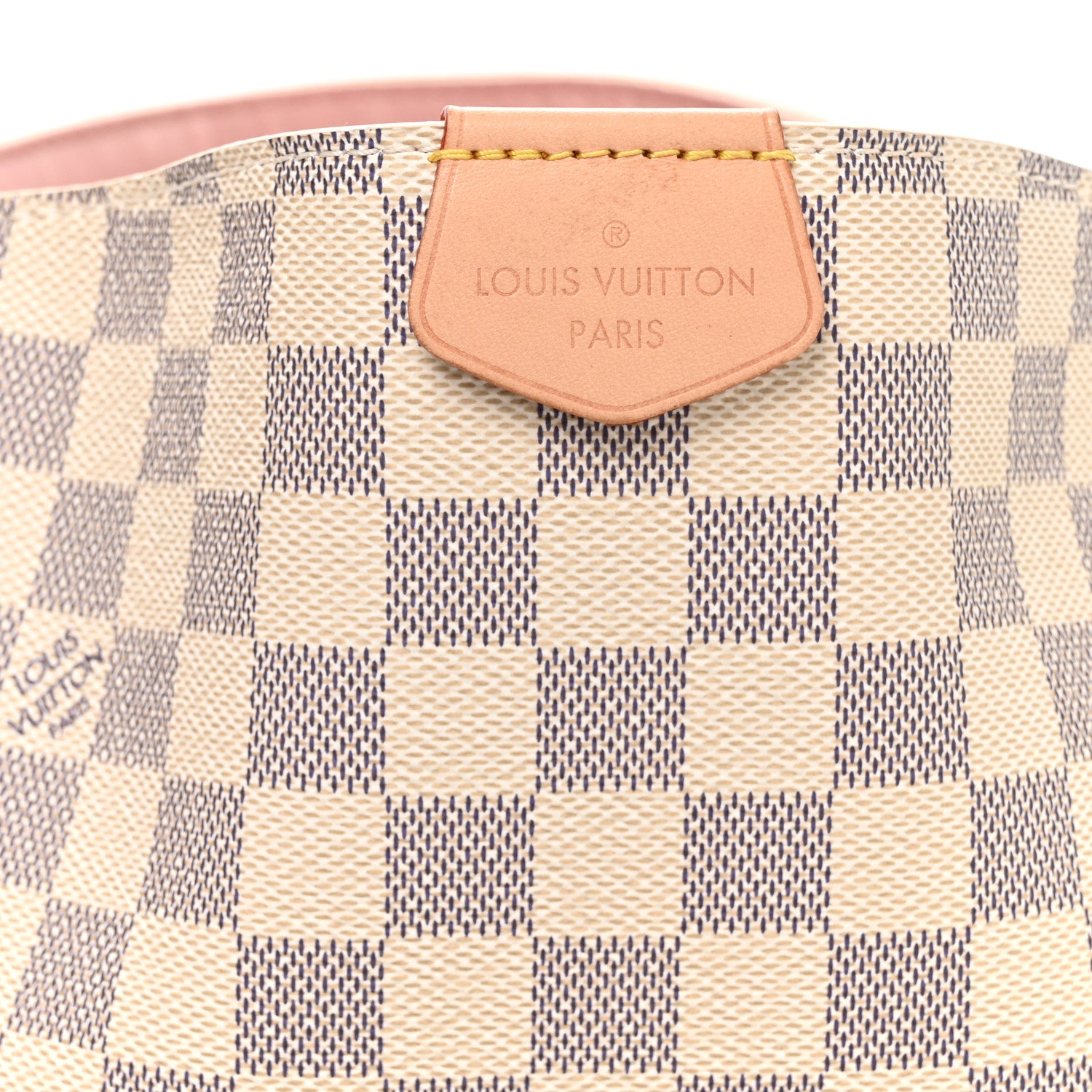 Louis Vuitton Damier Azur Graceful PM Rose Ballerine 6 of 8