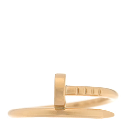 Cartier 18K Yellow Gold Small Juste Un Clou Ring 49 5 1 of 6