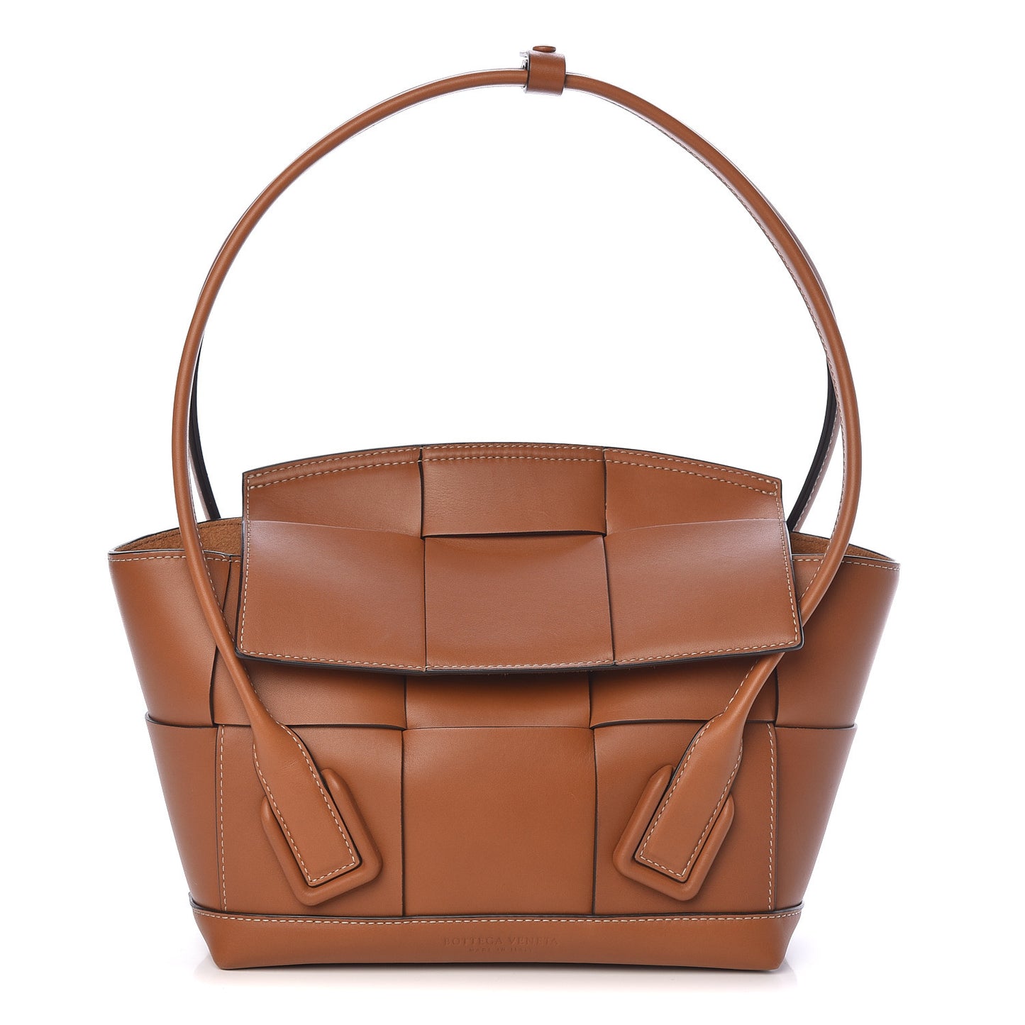 French Calfskin Maxi Intrecciato Arco 33 Wood