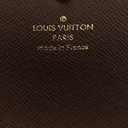 Louis Vuitton Damier Ebene Normandy Wallet Black 6 of 7