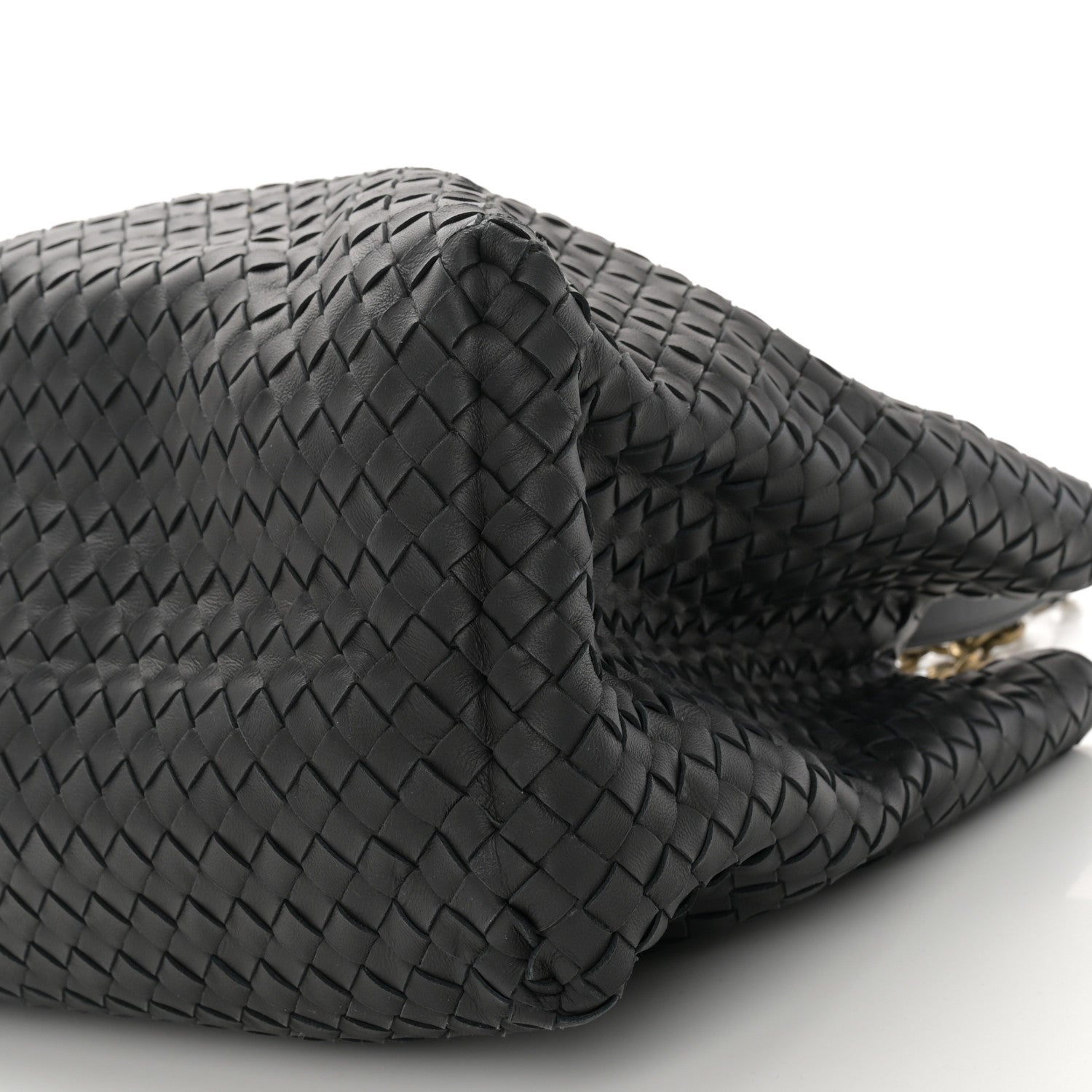 Bottega Veneta Nappa Intrecciato Medium Classic Chain Strap Tote Black 12 of 13