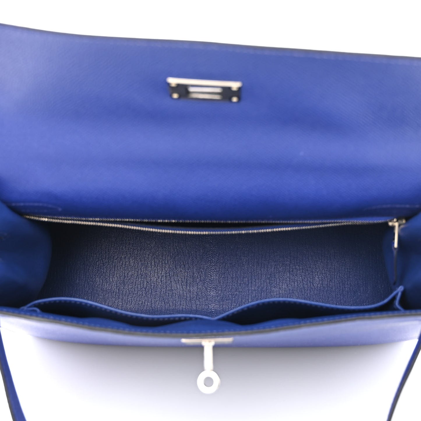 Epsom Kelly Sellier 32 Bleu Electrique