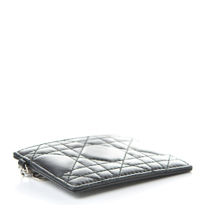 Christian Dior Lambskin Cannage Lady Dior Card Holder Black 4 of 9