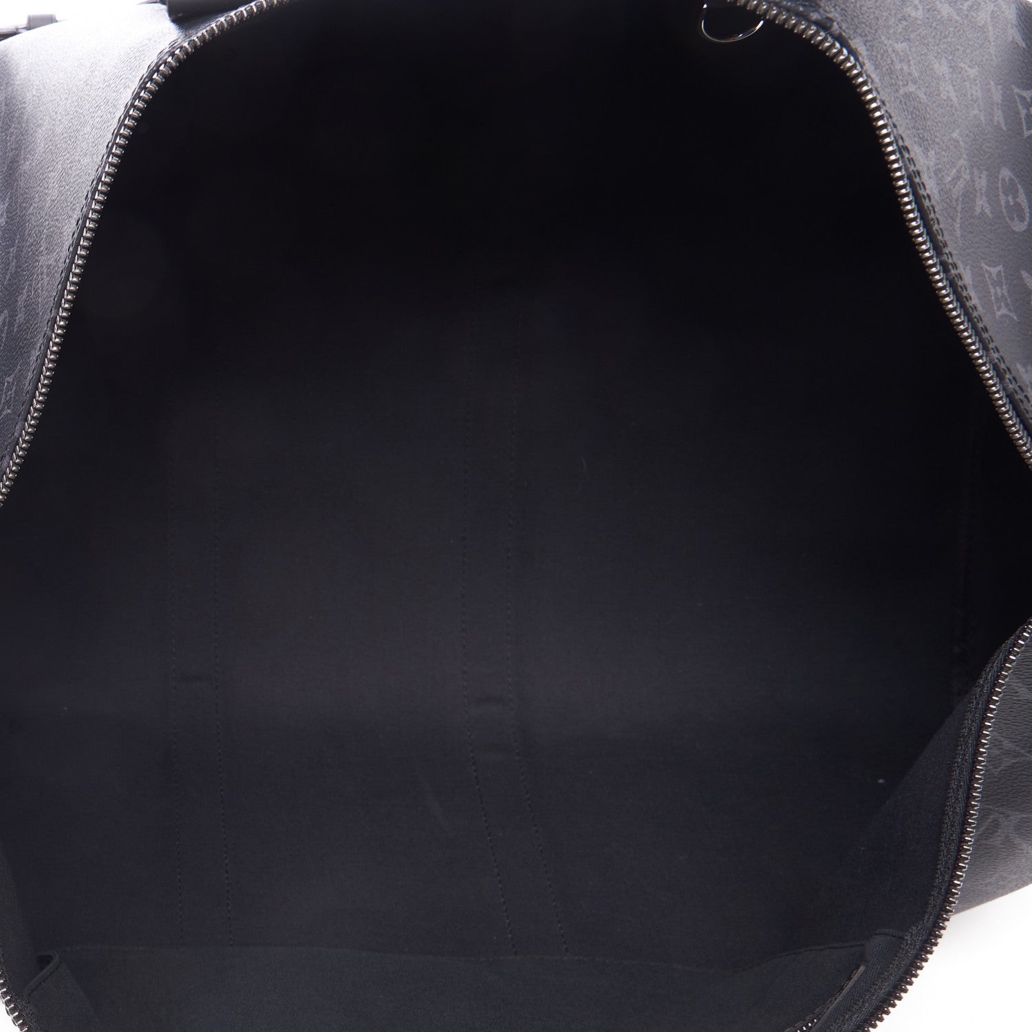Louis Vuitton Monogram Eclipse Keepall Bandouliere 55 7 of 10