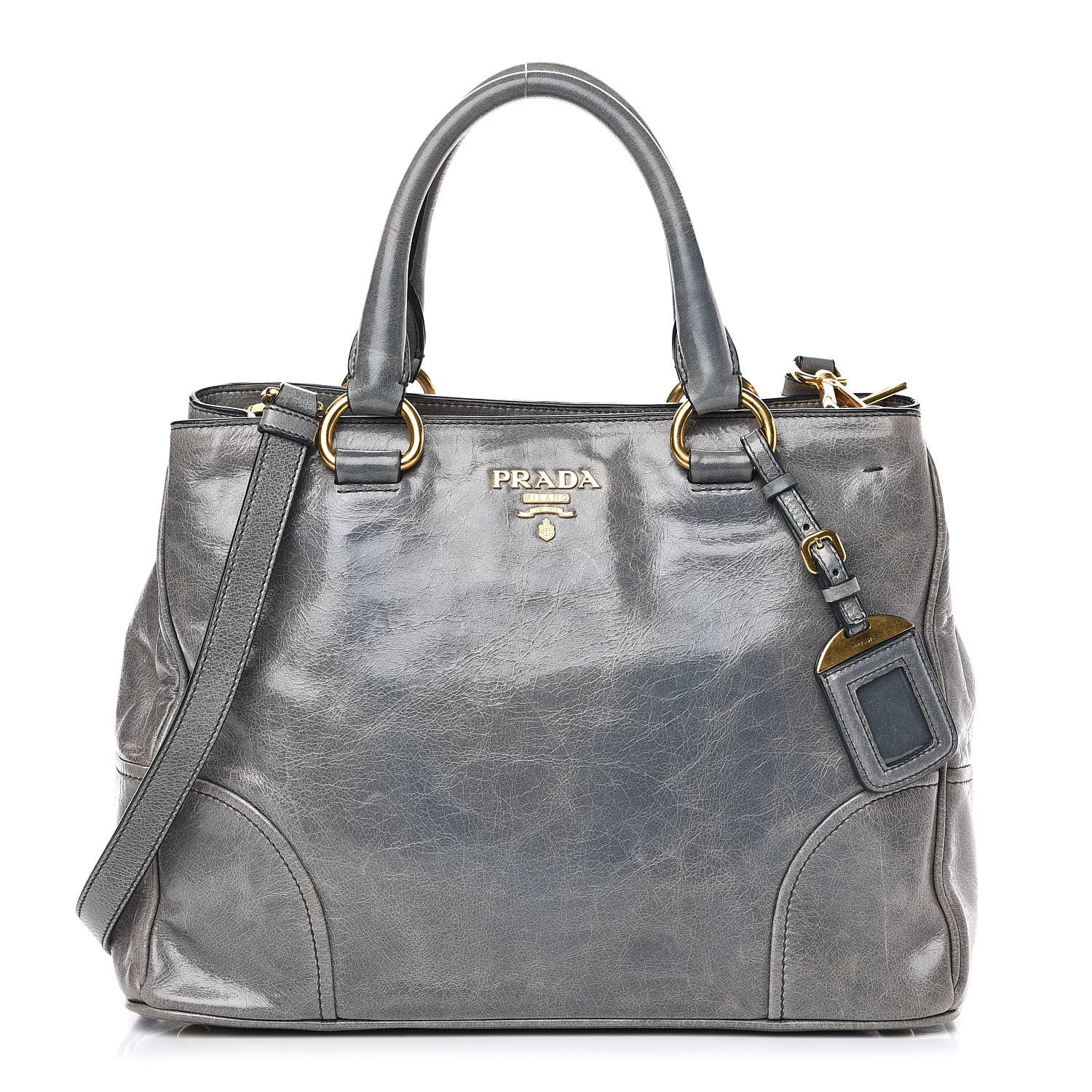 Prada Vitello Shine Tote Avio 1 of 14