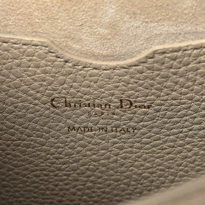 Christian Dior Grained Calfskin Large Bobby Flap Beige 6 of 9