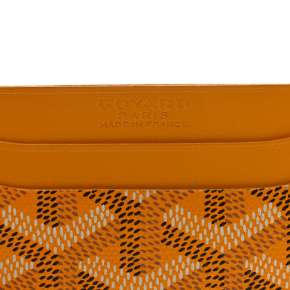 Goyard Goyardine Saint Sulpice Card Holder Yellow 5 of 6