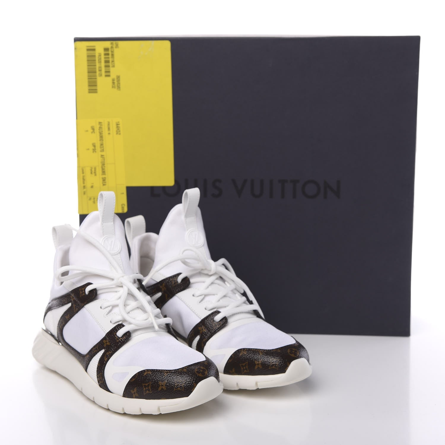 Louis Vuitton Technical Nylon Monogram Rubber Aftergame Sneakers 37 9 of 9