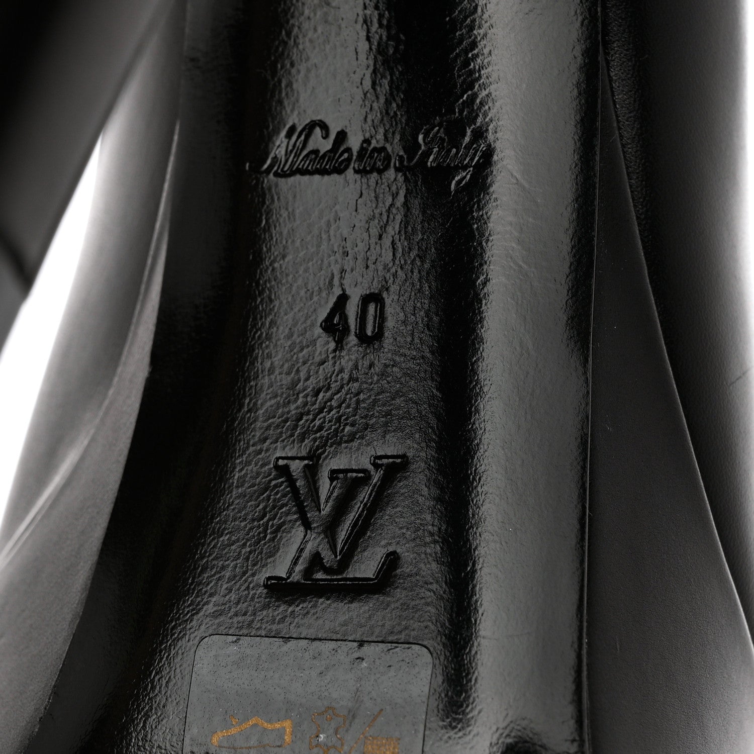 Louis Vuitton Calfskin Monogram Afterglow Platform Pumps 40 Black 8 of 9