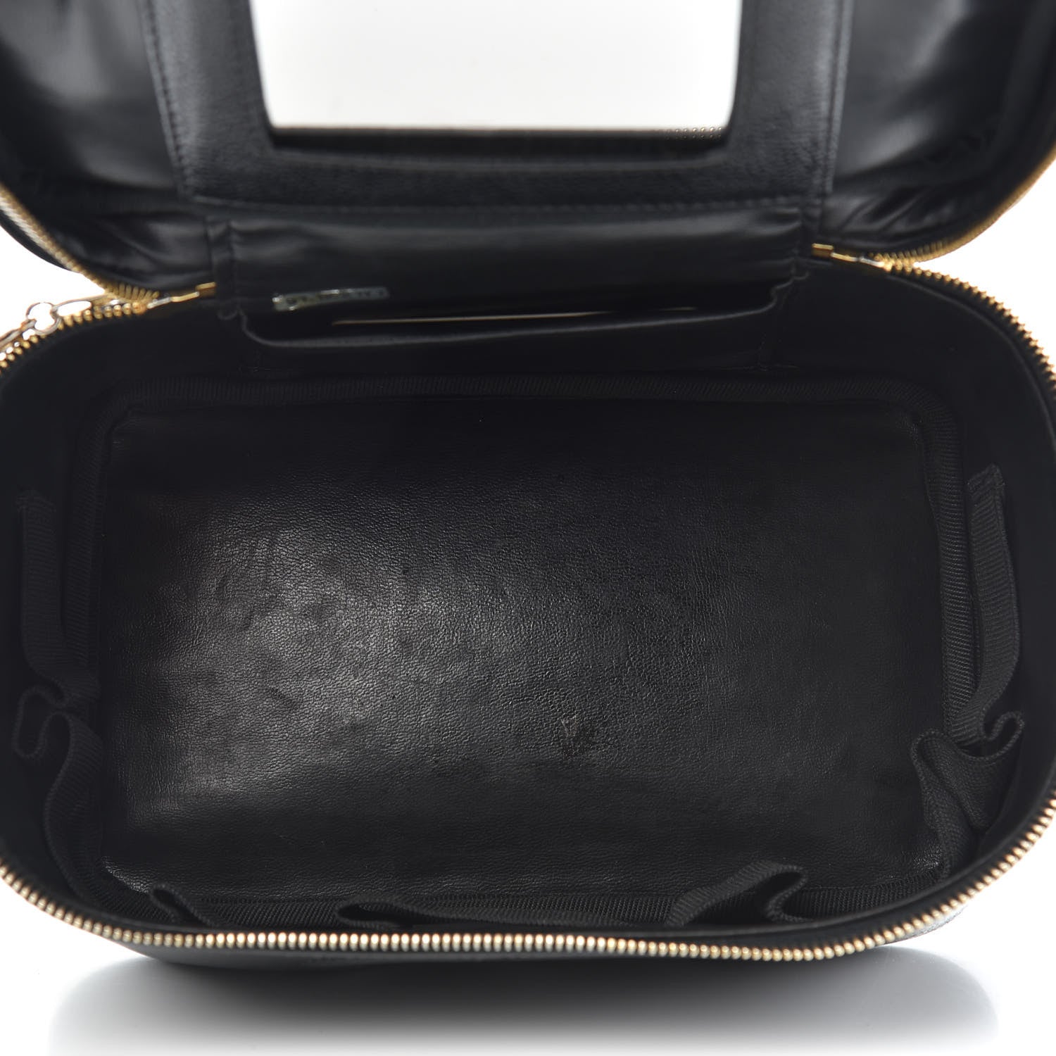 Chanel Caviar Vanity Cosmetic Case Black 5 of 11