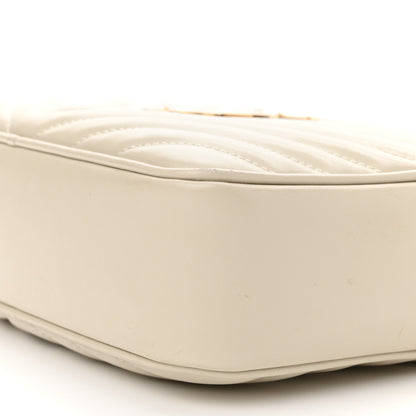 Saint Laurent Calfskin Matelasse Monogram Lou Camera Bag Crema Soft 8 of 13