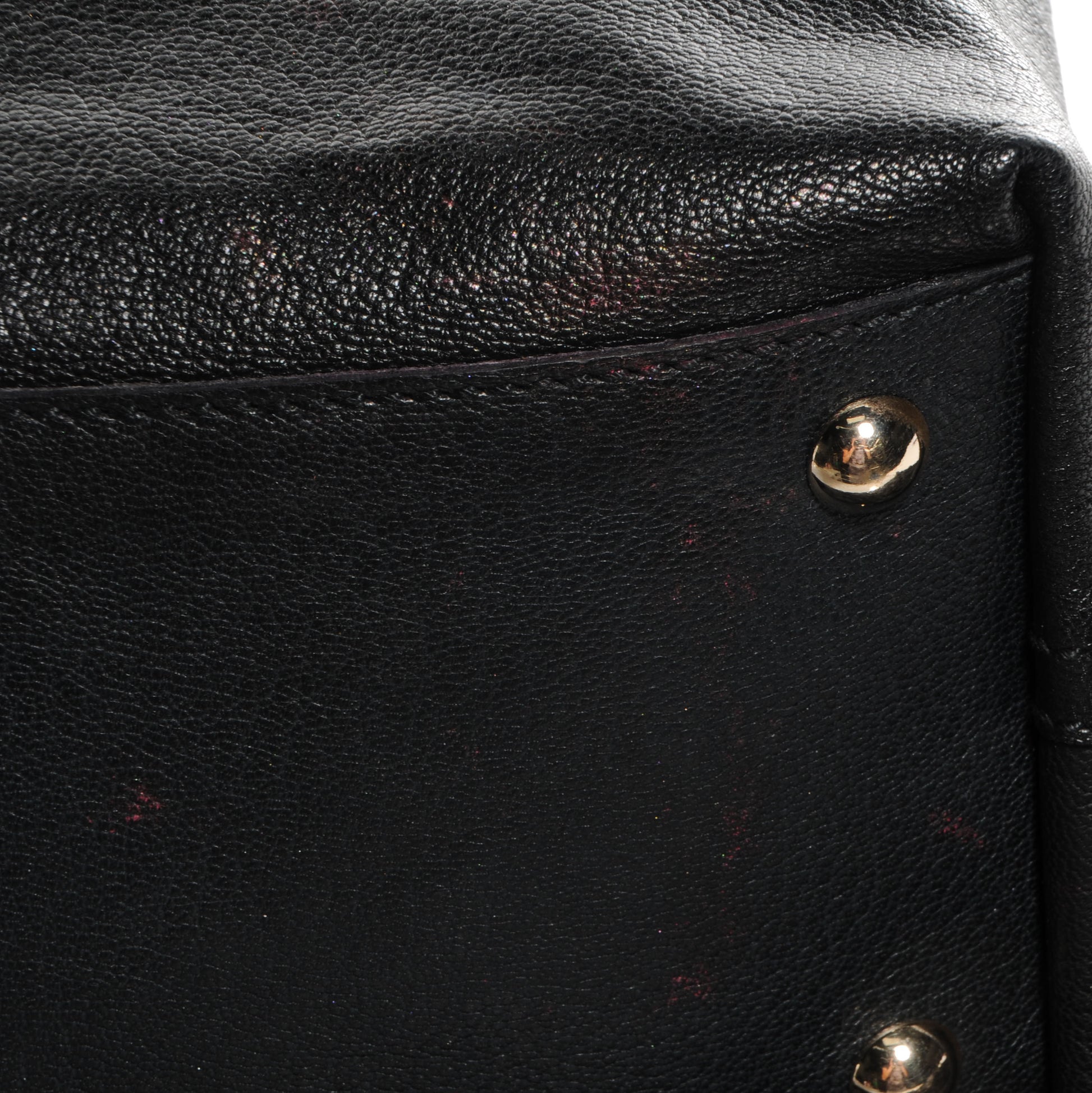 Saint Laurent Leather Reversible Double Sac Y Tote Black Bronze 10 of 10