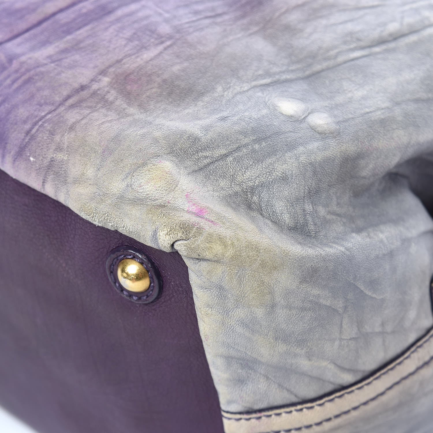 Saint Laurent Lambskin Ombre Easy Sac Degrade Purple 17 of 18