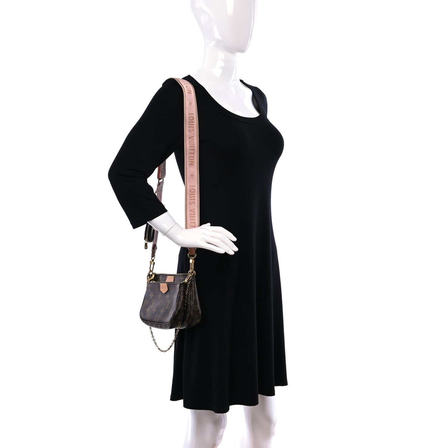 Monogram Multi Pochette Accessories Rose Clair