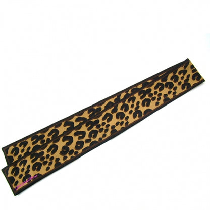 Louis Vuitton Silk Leopard Bandeau Scarf Marron 1 of 7