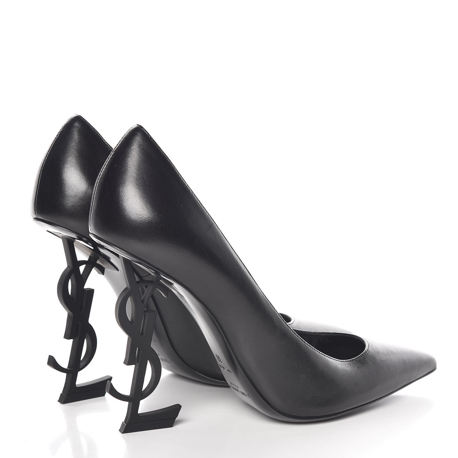 Saint Laurent Nappa Opyum 110 Pumps 38 Black 4 of 14