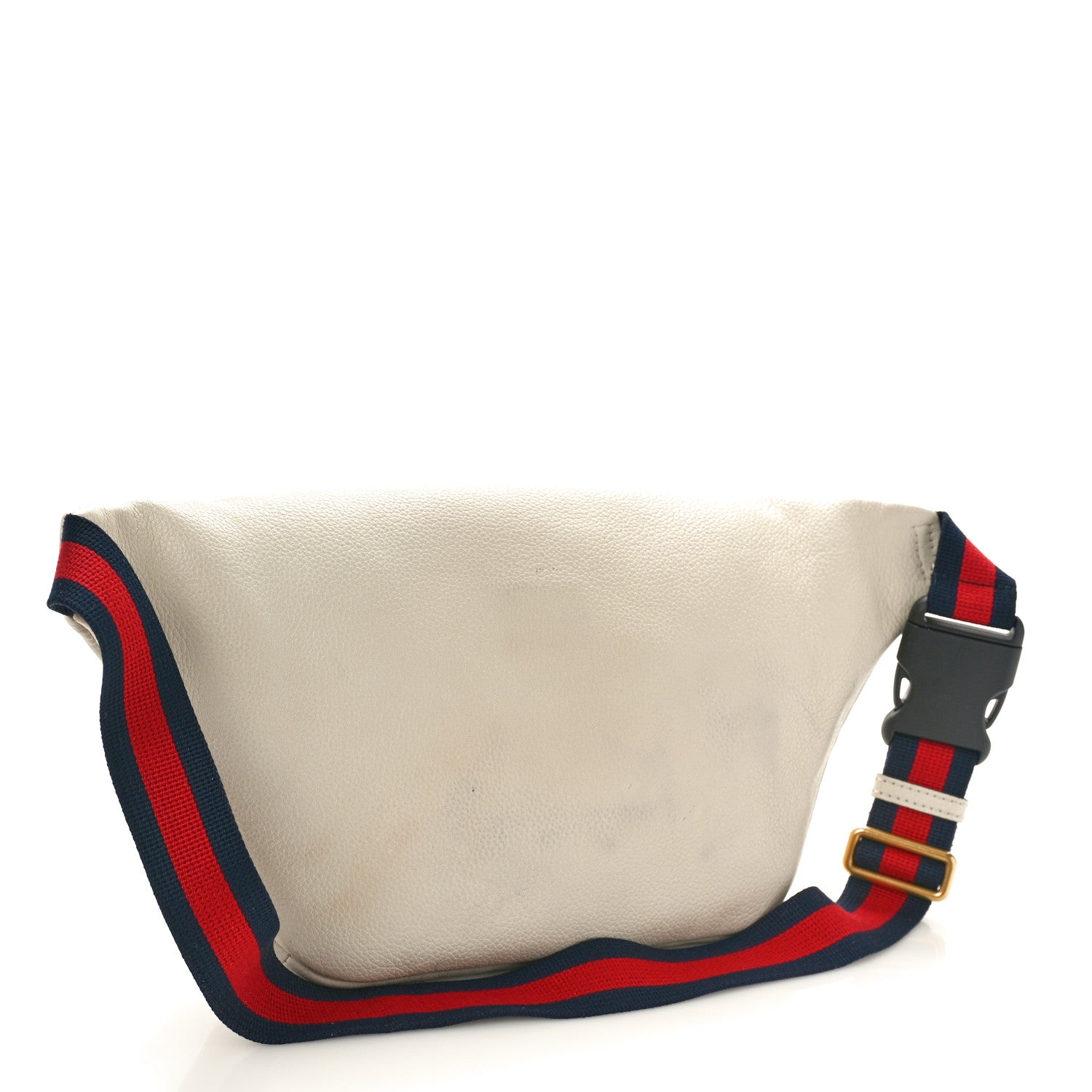 Gucci Grained Calfskin Logo Belt Bag White 2 of 12