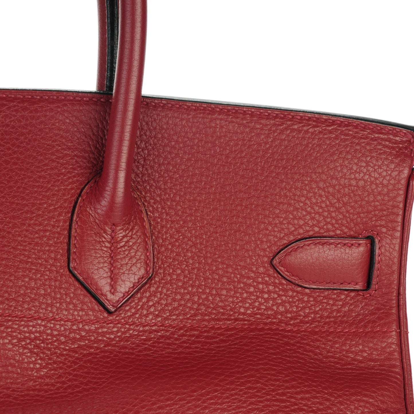 Taurillon Clemence JPG Birkin 42 Rouge H