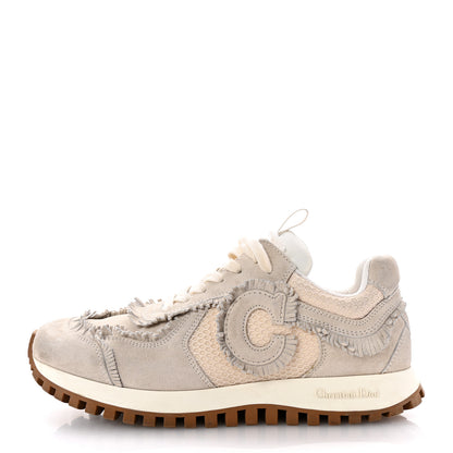 Christian Dior Suede C'est Dior Sneakers 40 Ecru 1 of 9