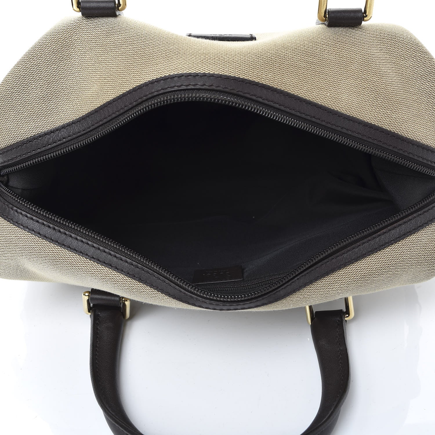 Gucci Canvas Small Satchel Beige 4 of 9
