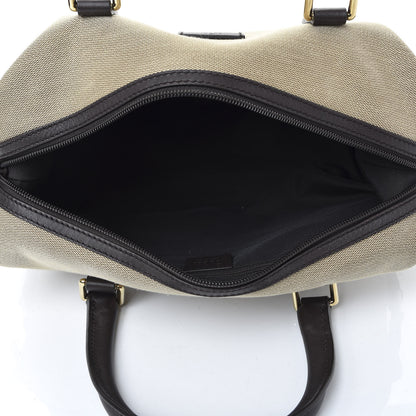Gucci Canvas Small Satchel Beige 4 of 9