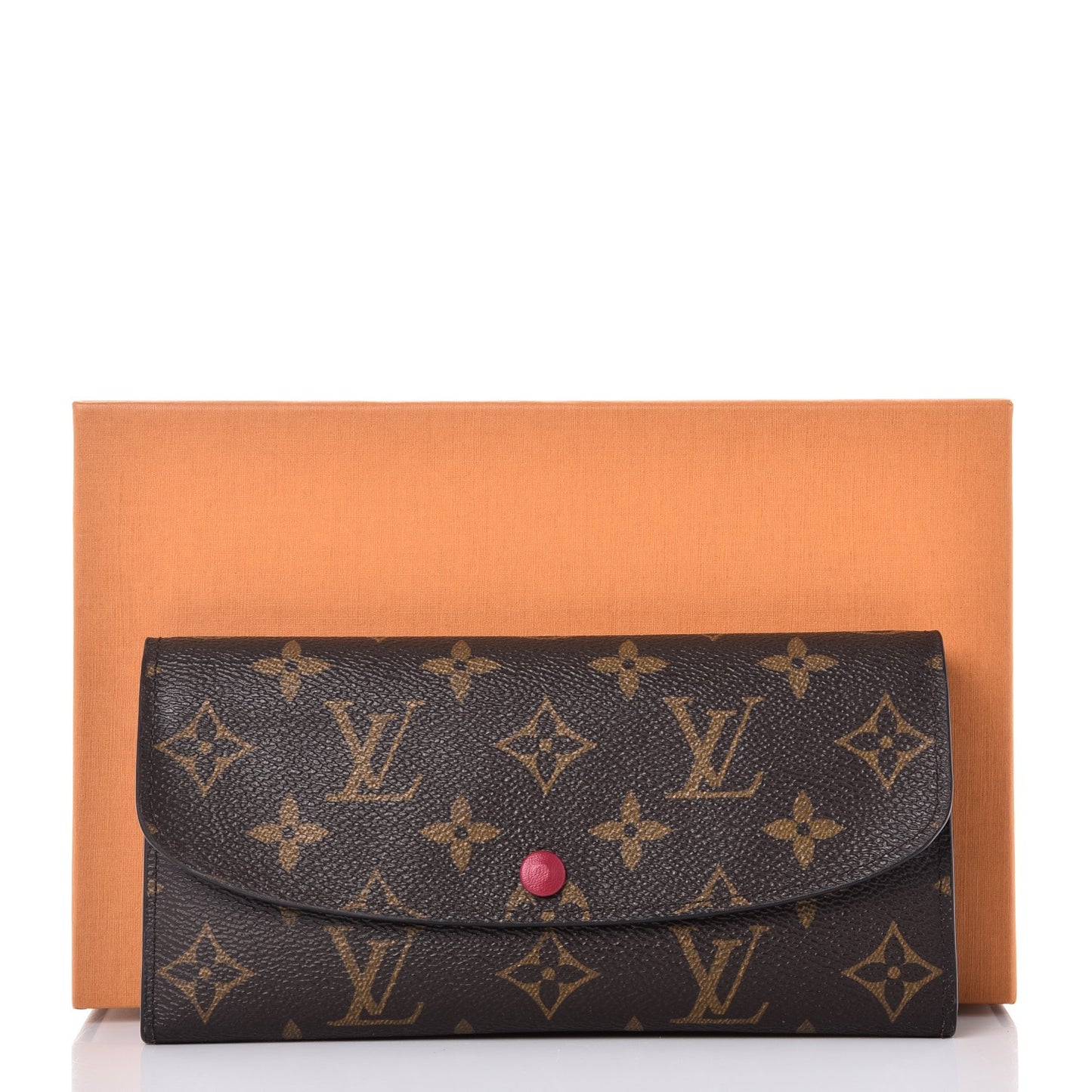 Monogram Emilie Wallet Fuchsia
