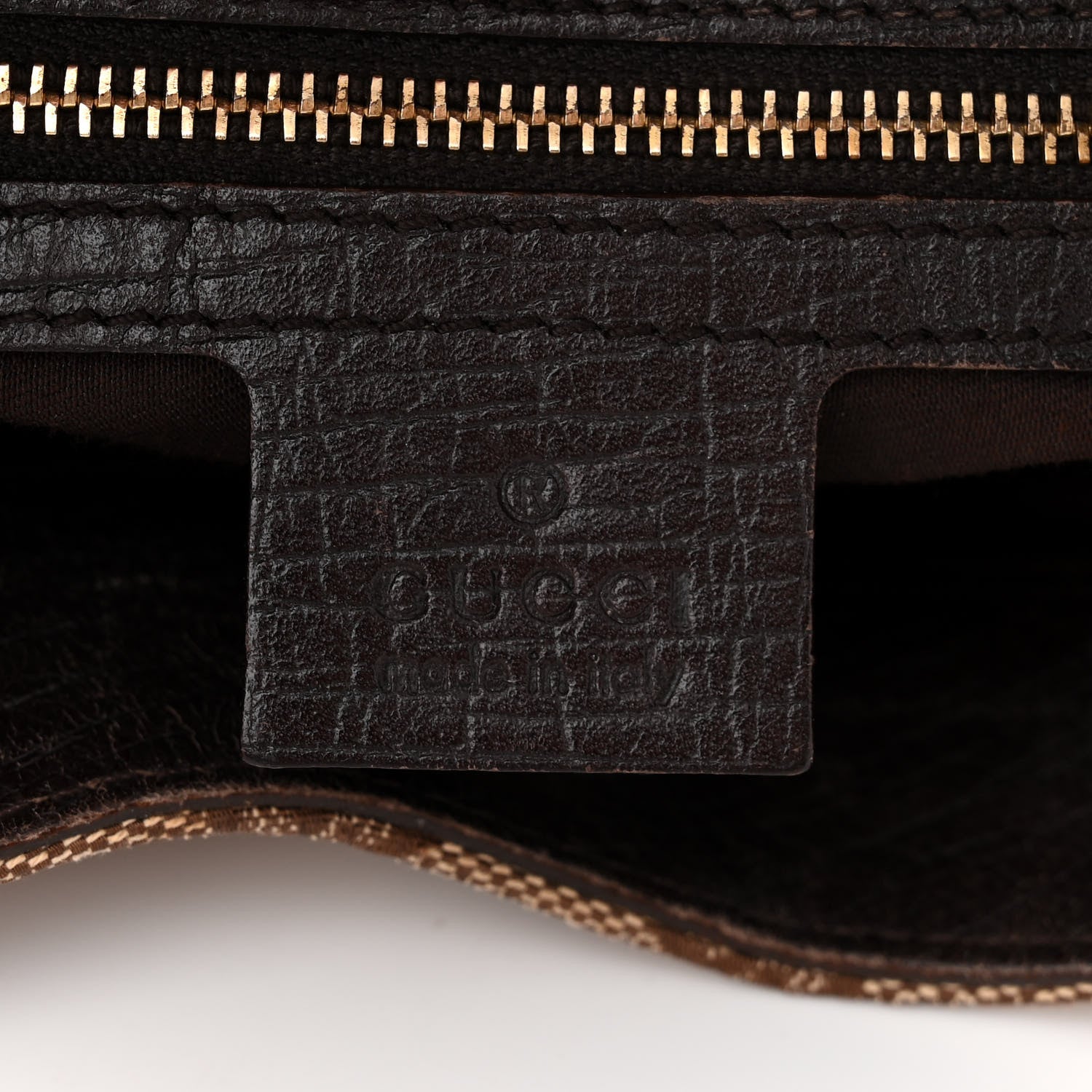 Gucci Monogram Hasler Hobo Dark Brown 6 of 14