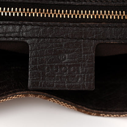 Gucci Monogram Hasler Hobo Dark Brown 6 of 14