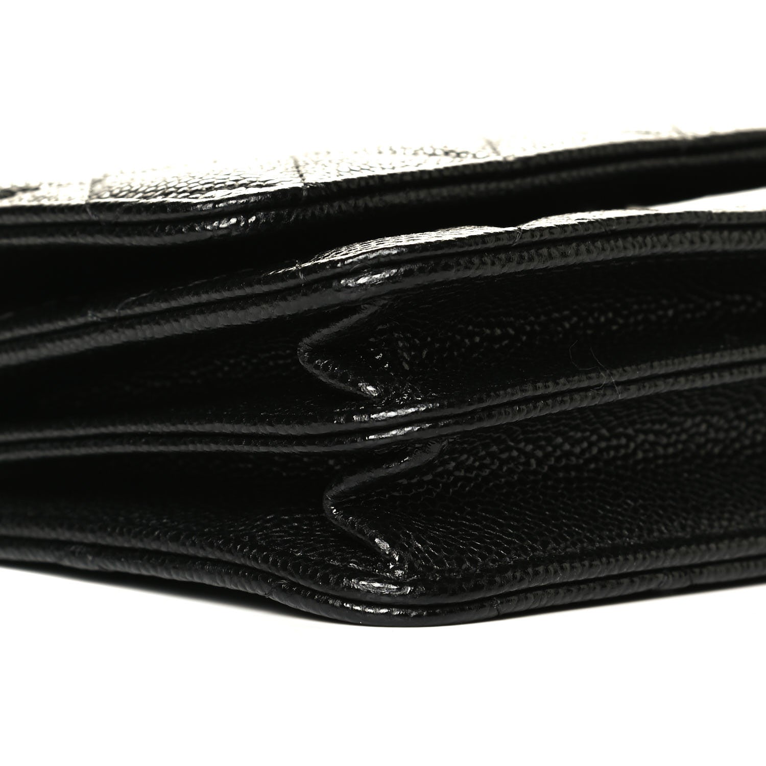 Chanel Caviar Quilted Mini Wallet On Chain WOC Black 9 of 13