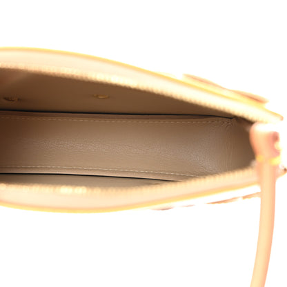 Louis Vuitton Vernis Lexington Fleurs Pochette Beige 5 of 7