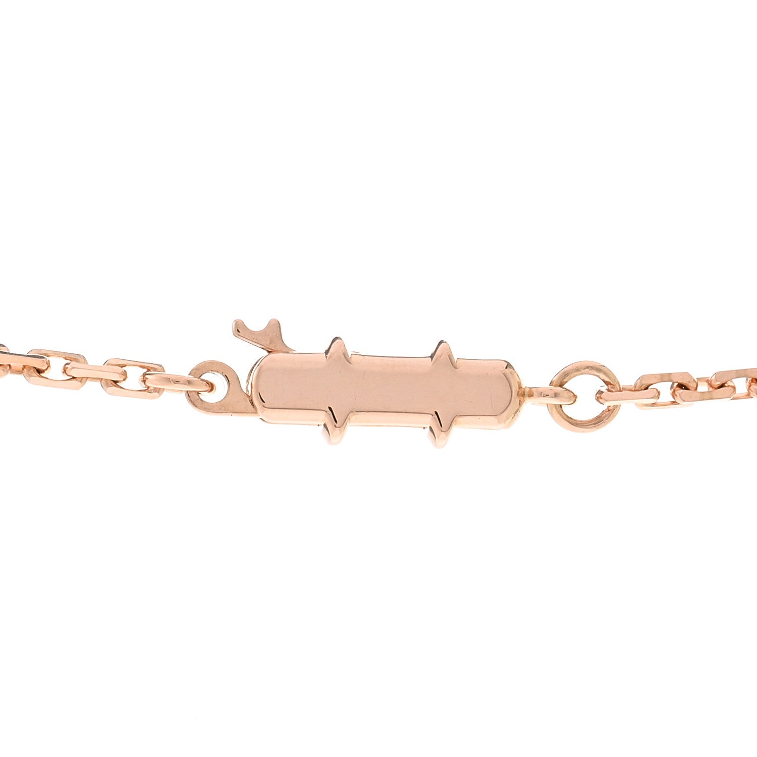 Cartier 18K Pink Gold Diamond LOVE Paved Necklace 5 of 6