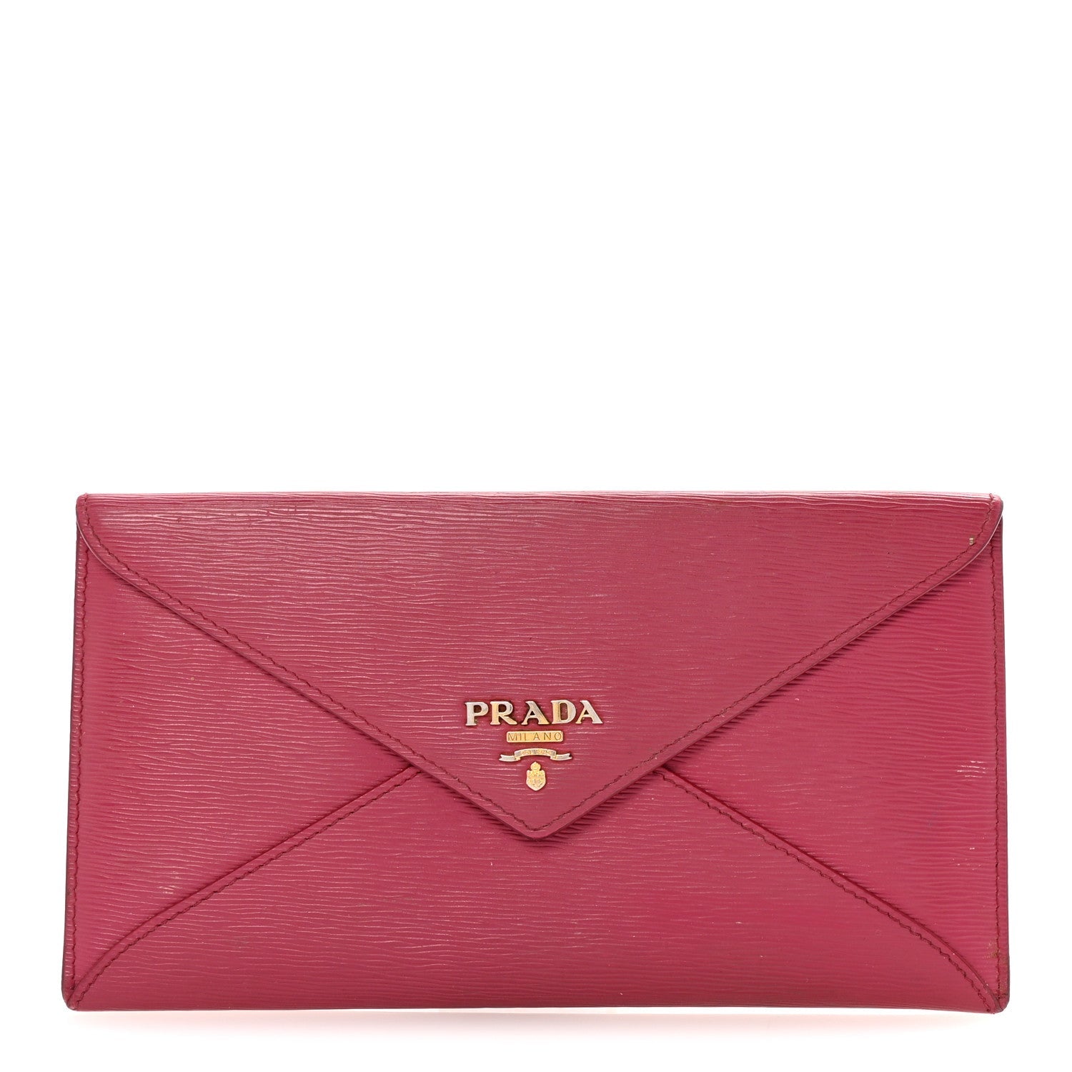 Prada Vitello Move Envelope Wallet Ibisco 1 of 6
