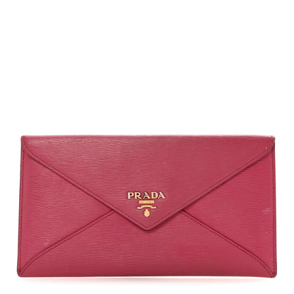 Prada Vitello Move Envelope Wallet Ibisco 1 of 6