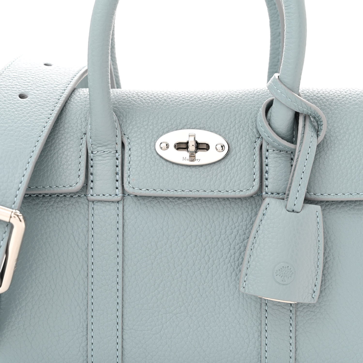Mulberry Small Classic Grain Mini Bayswater Cloud 8 of 10
