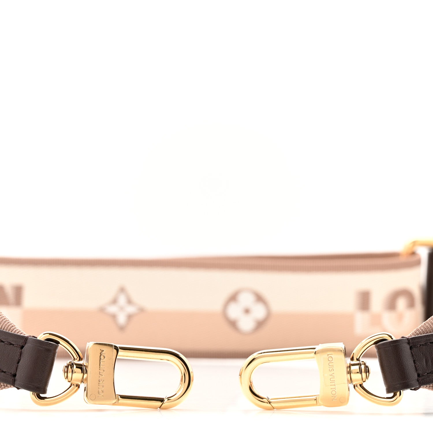 Louis Vuitton Jacquard Speedy Bandouliere 20 Shoulder Strap Beige Brown 5 of 6