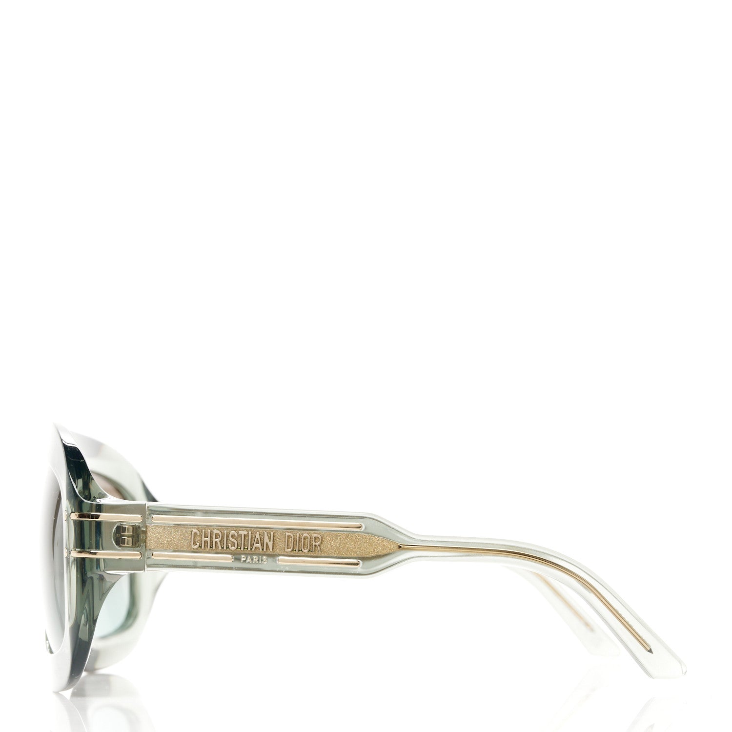 Christian Dior UltraDior Mask Sunglasses Gold Blue 3 of 8