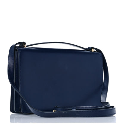Salvatore Ferragamo Calfskin Aileen Navy 2 of 8