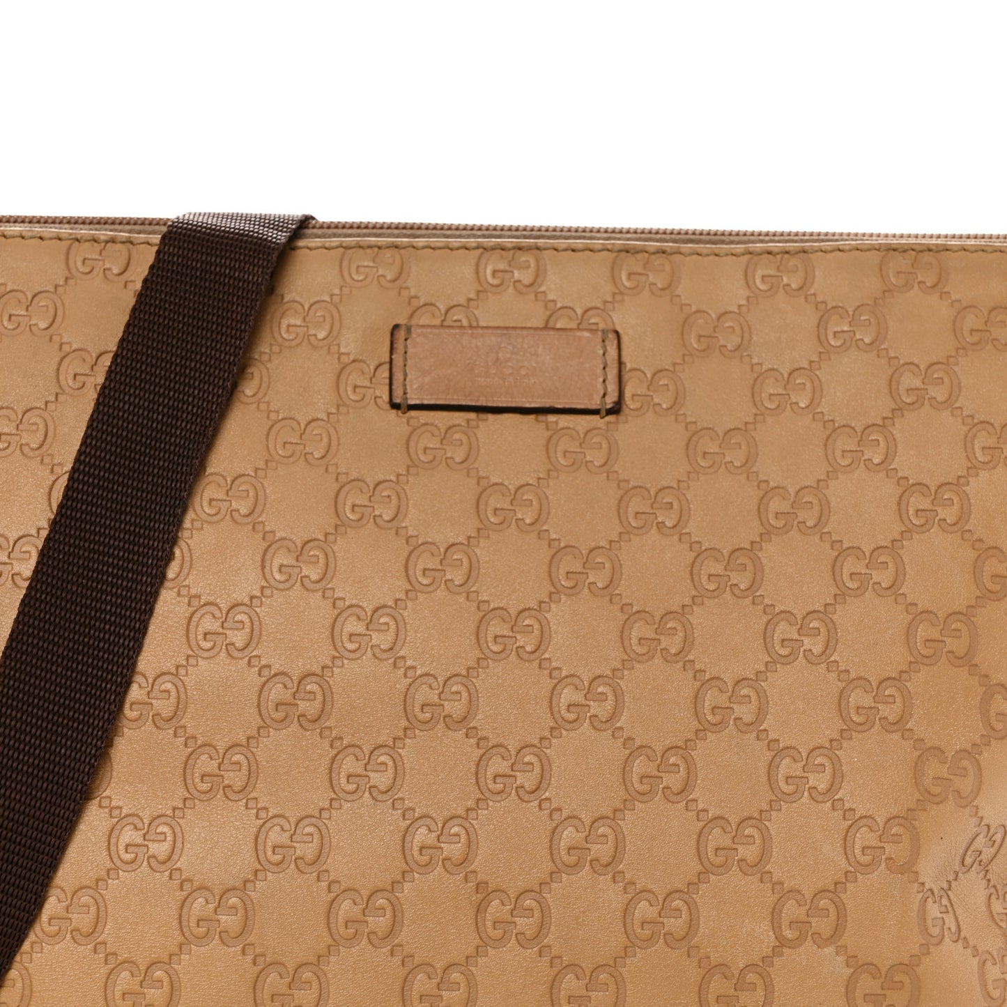 Guccissima Messenger Bag Camelia
