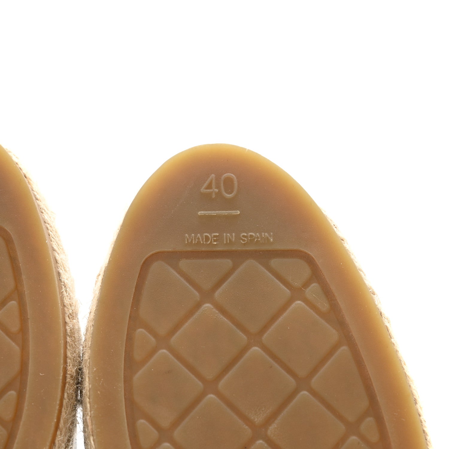 Chanel Lambskin Printed CC Espadrilles 40 Black White 6 of 10