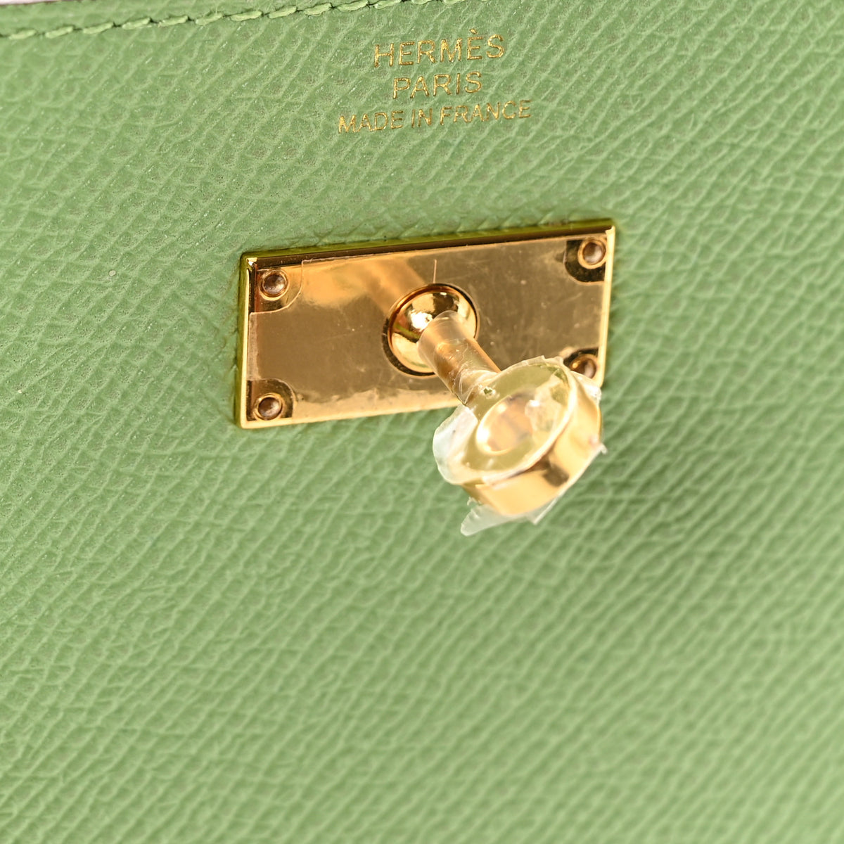 Hermes Epsom Verso Kelly Wallet To Go  Vert Criquet Bleu Brume 7 of 11