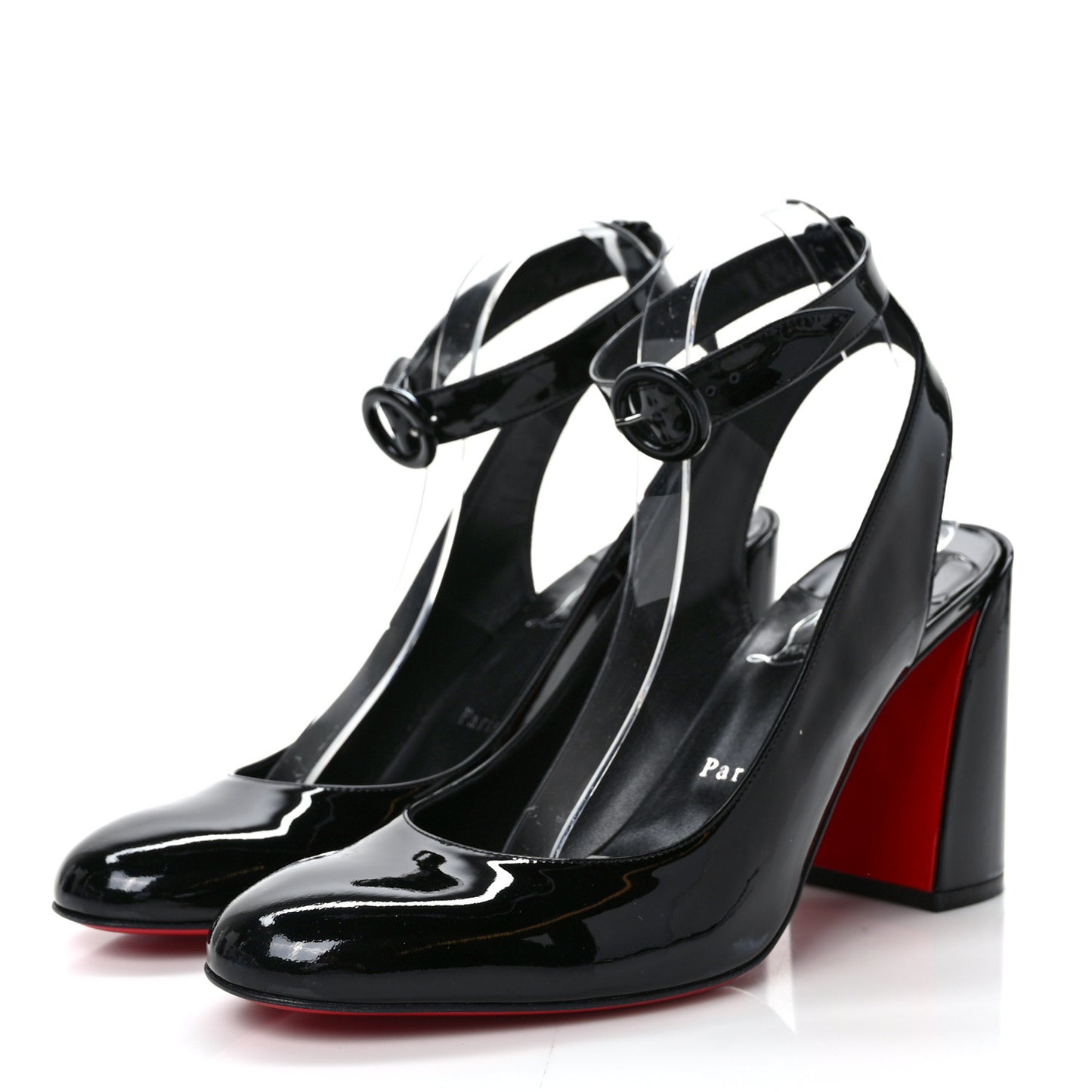 Patent Calfskin So Sab 85 Pumps 41.5 Black